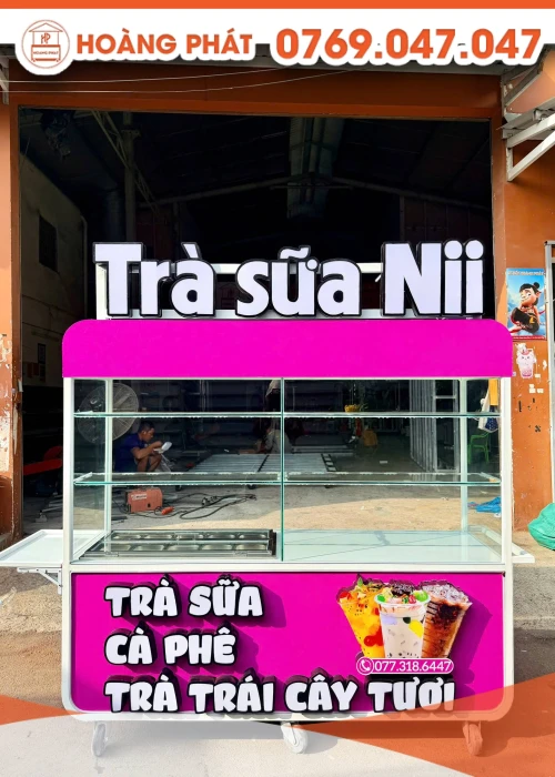 Xe trà sữa 1m8 x 60 x 2m XTS1383