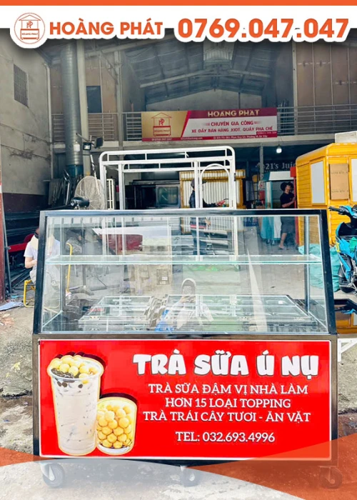 Xe trà sữa 1m6 x 60 x 2m XTS781