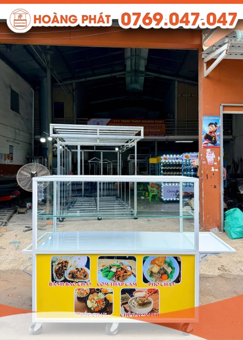 Tủ xe bán hàng 1m6 x 60 x 2m XBH1339