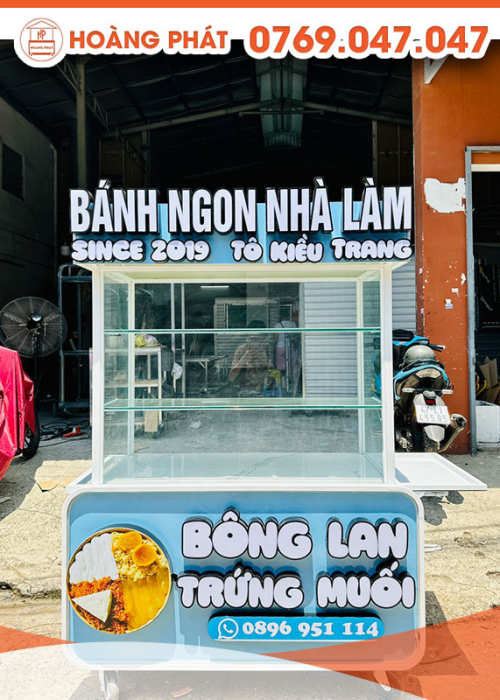 Xe bánh bông lan trứng muối 1m2 x 60 x 2m XBH652