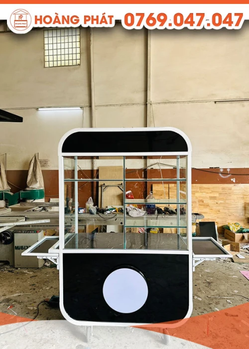 Xe bán hàng 1m2 x 60 x 2m XBH606