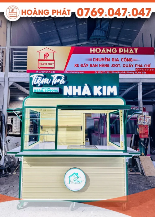 Kiot bán trà 2m x 1m6 x 2m K988