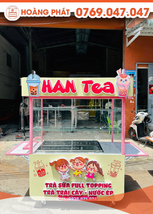 Xe trà sữa 1m2 x 60 x 2m XTS956