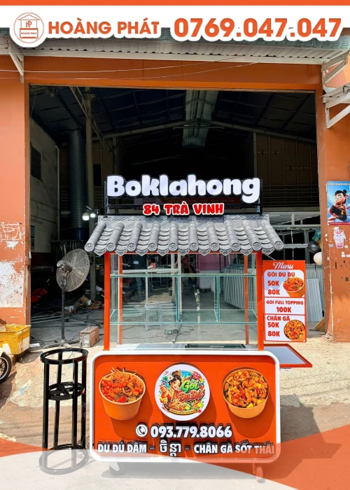 Tủ xe bán hàng 1m2 x 60 x 2m XBH1346