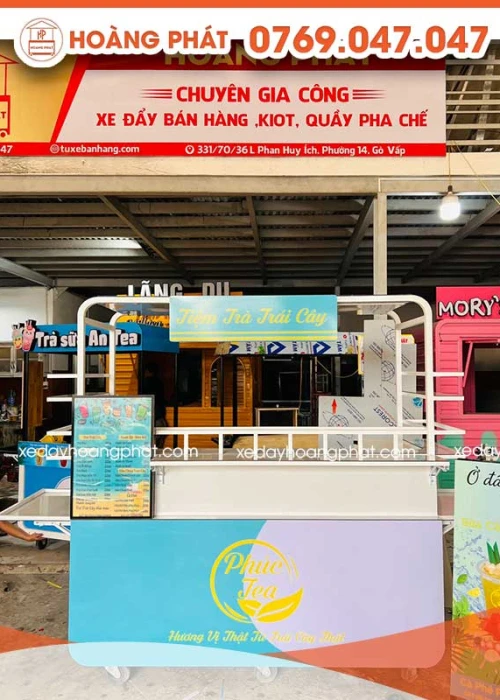 Xe Trà Trái Cây 1m8 x 60 x 2m XCF187