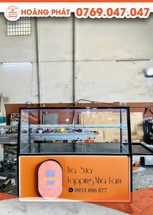 Xe trà sữa nhà làm 1m6 x 60 x 2m XTS739
