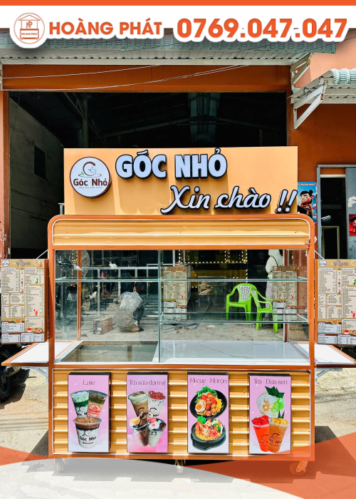 Xe trà sữa 1m8 x 60 x 2m XTS954
