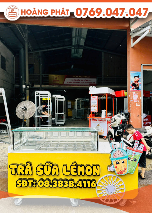 Xe trà sữa Lemon 2m x 60 x 2m XTS1056