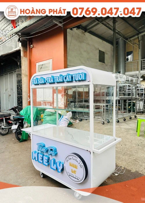 Xe trà sữa 1m5 x 60 x 2m XTS987