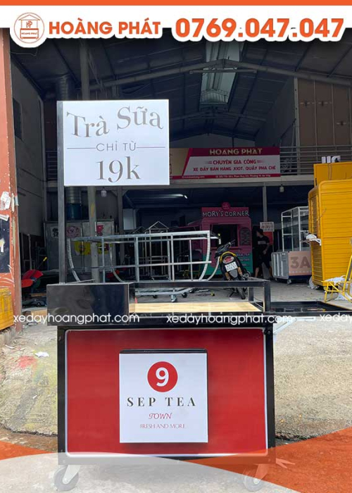 Xe Trà Sữa 1m x 60 x 2m XTS219