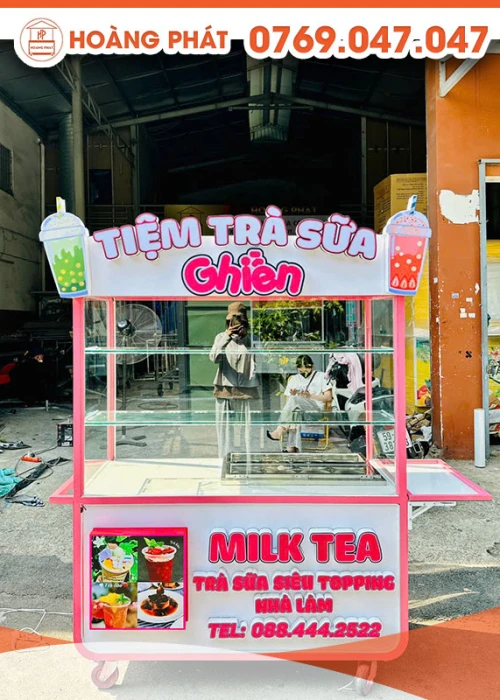 Xe trà sữa 1m4 x 60 x 2m XTS907