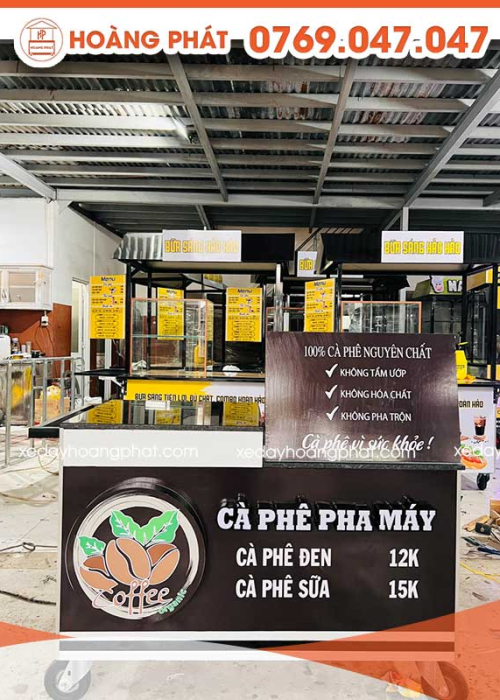 Xe Cà Phê 1m2 x 60 x 2m XCF176