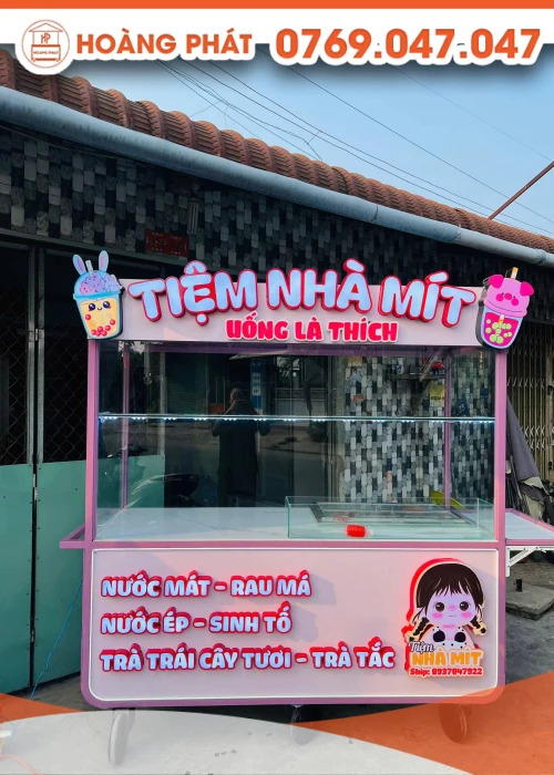 Xe bán nước 1m5 x 60 x 2m XBH982
