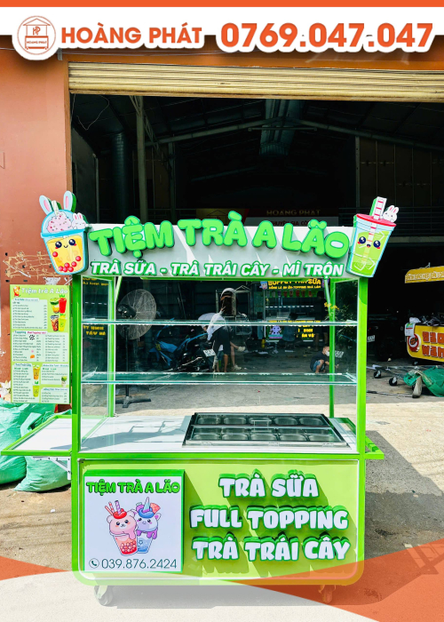 Xe trà sữa 1m5 x 60 x 2m XTS951