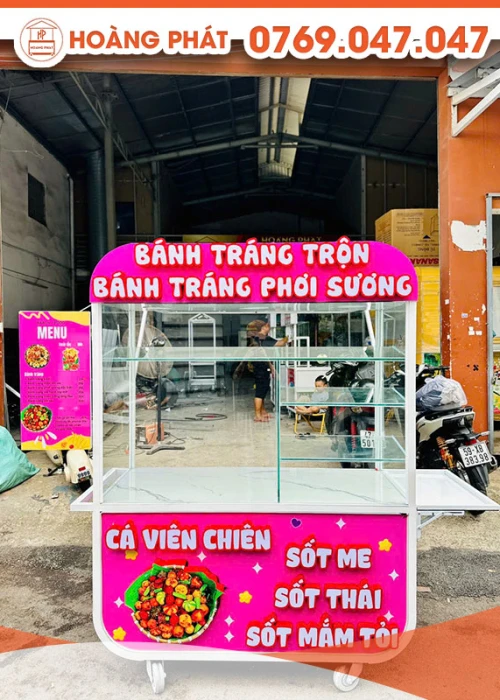 Xe bánh tráng trộn 1m4 x 60 x 2m XBH909