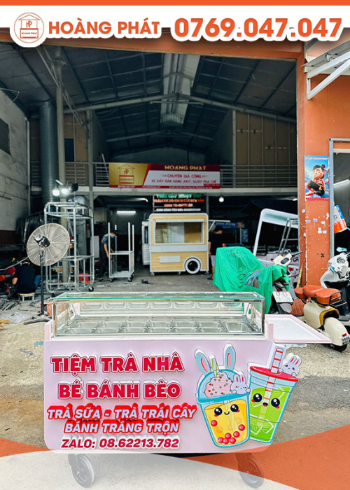 Xe trà sữa 1m4 x 60 x 2m XTS871