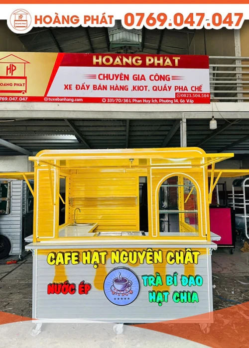 Kiot bán cà phê 2m x 1m8 x 2m K926