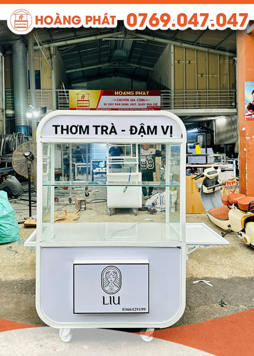Xe trà 1m2 x 60 x 2m XBH870