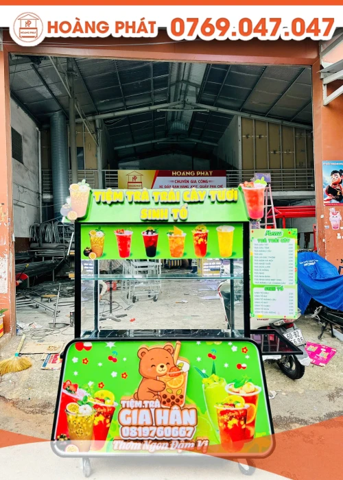 Xe trà 1m2 x 60 x 2m XBH984