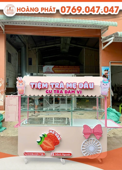 Xe trà sữa 2m x 60 x 2m XBH1397