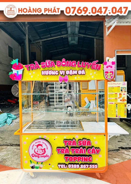 Xe trà sữa full topping 1m5 x 60 x 2m XTS764