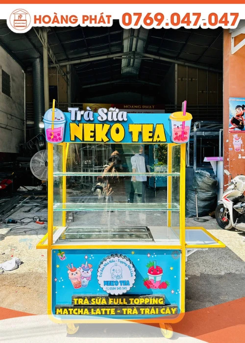 Xe trà sữa Neko 1m2 x 60 x 2m XTS1060