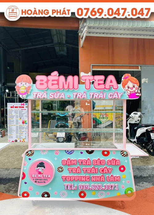 Xe trà sữa 1m6 x 60 x 2m XTS941