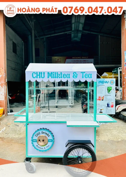 Xe trà sữa 1m2 x 60 x 2m XTS1062