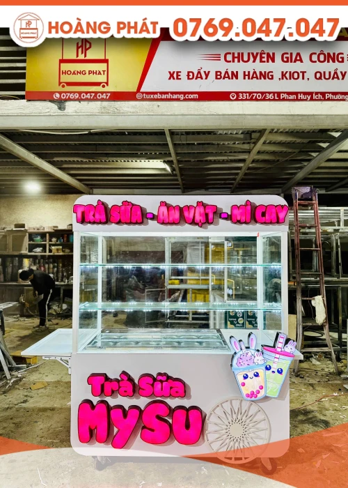 Xe trà sữa 1m5 x 60 x 2m XTS981