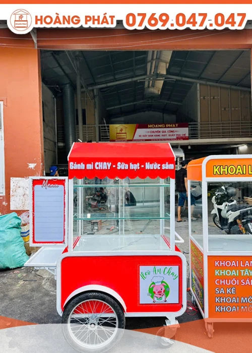 Xe bánh mì chay 1m2 x 60 x 2m XBM884