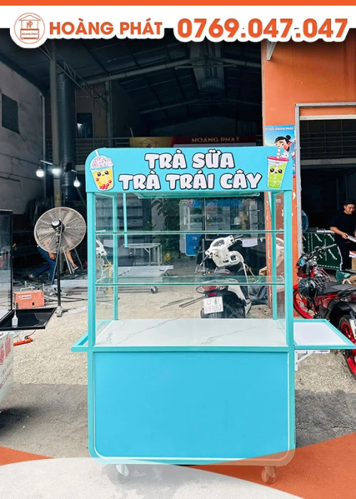 Xe trà sữa 1m2 x 60 x 2m XTS866