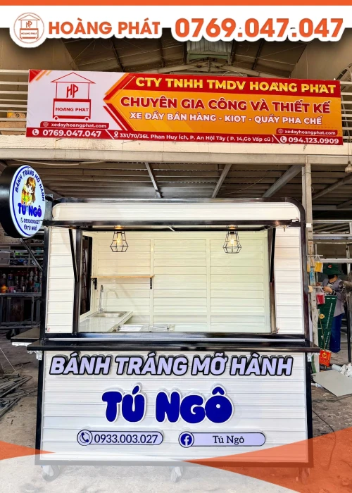 Kiot bán hàng 2m x 1m4 x 2m K1355