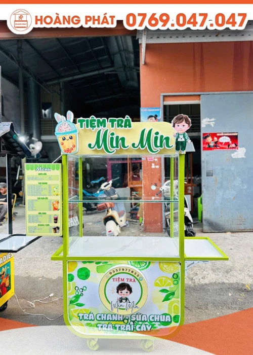 Xe trà sữa 1m x 60 x 2m XTS1024