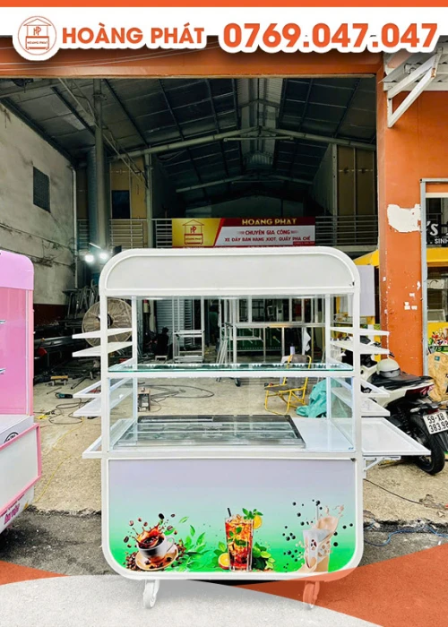 Xe bán nước 1m4 x 60 x 2m XBH827