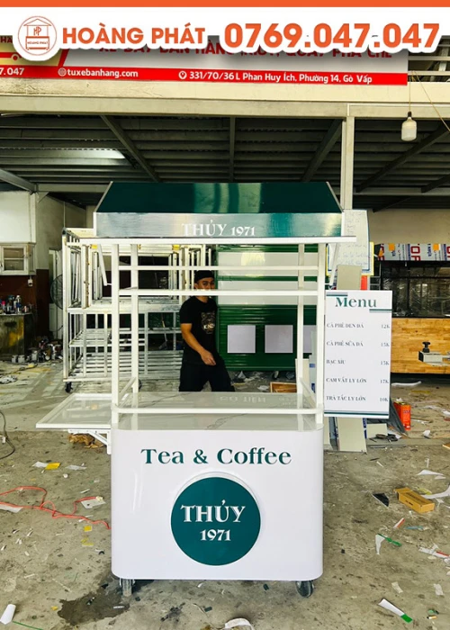 Xe trà coffee 1m x 60 x 2m XTS362