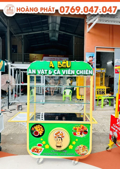Xe cá viên chiên 1m2 x 60 x 2m XBH964