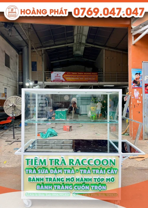 Xe trà sữa 1m5 x 60 x 2m XTS1384