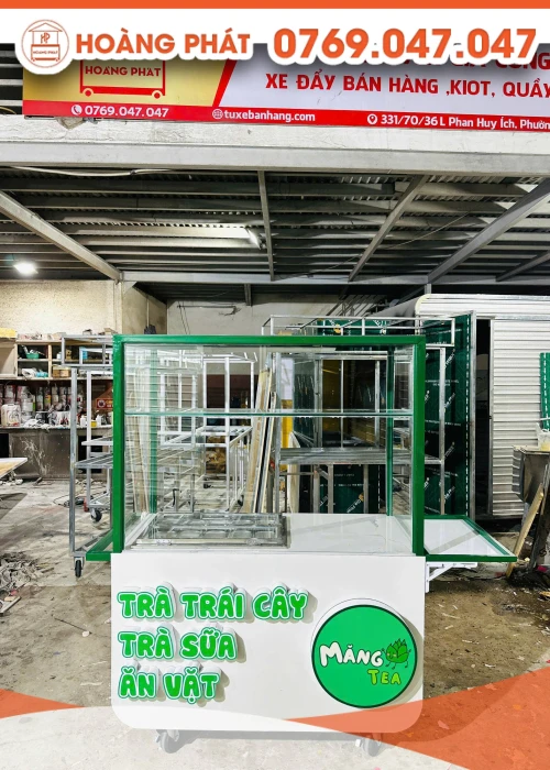 Xe trà sữa 1m2 x 60 x 2m XTS964