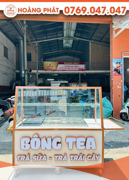 Xe trà sữa 1m6 x 60 x 2m XTS880