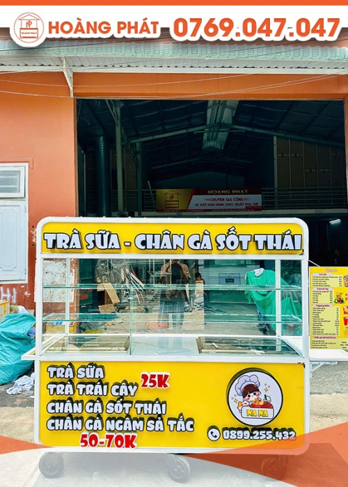 Xe chân gà sốt thái 1m8 x 60 x 2m XBH864