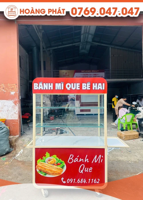 Xe bánh mì que 1m2 x 60 x 2m XBM1066