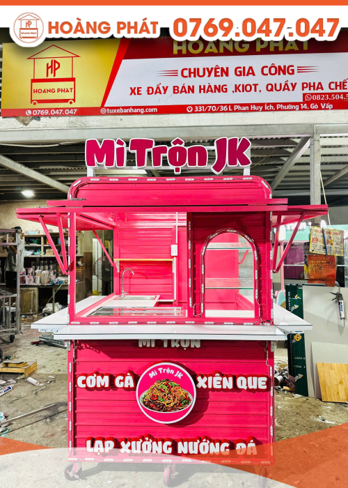 Kiot mì trộn 1m4 x 1m5 x 2m K1013