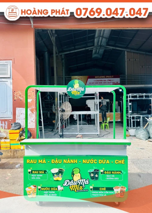 Xe nước rau má 1m6 x 60 x 2m XBH1028