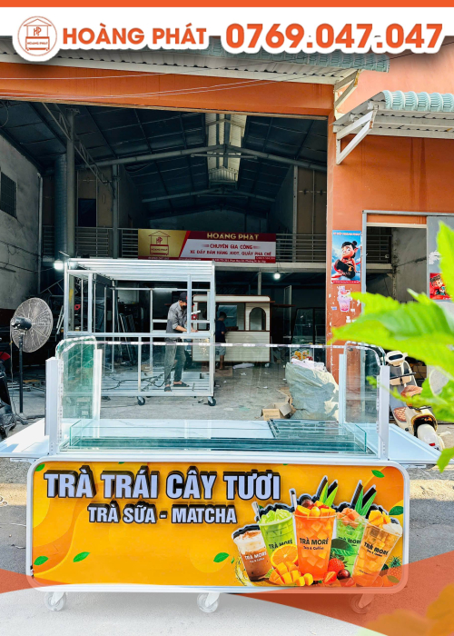 Xe trà trái cây 2m x 60 x 2m XBH1030