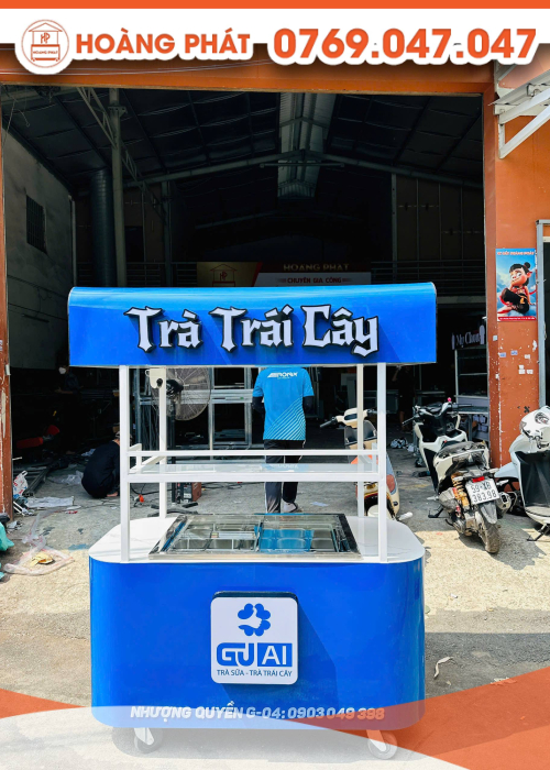 Xe trà trái cây 1m5 x 60 x 2m XBH994