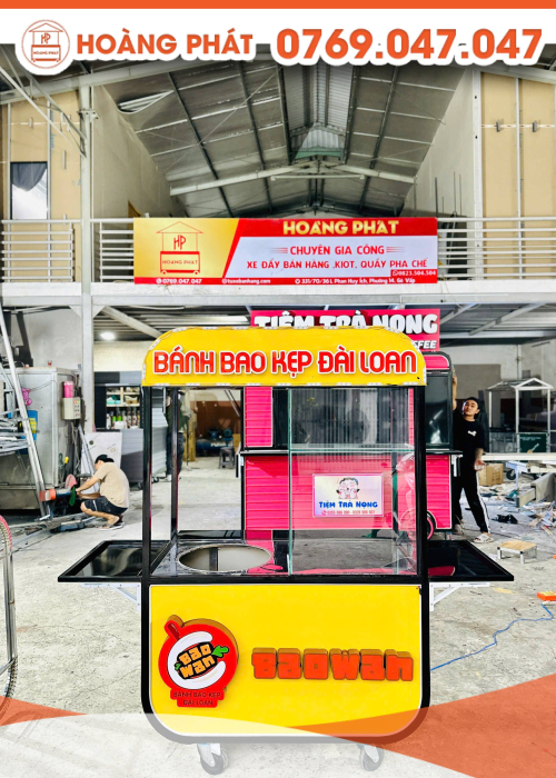 Xe Bánh Bao Kẹp Đài Loan 1m2 x 60 x 2m XBH1017