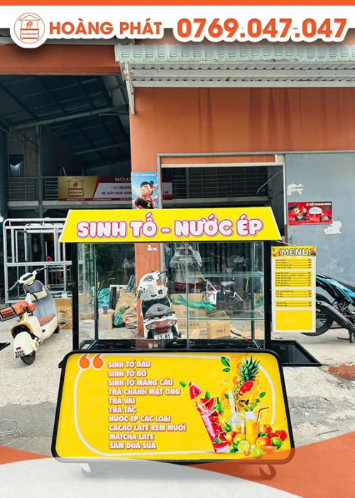 Xe sinh tố nước ép 1m4 x 60 x 2m XST1045