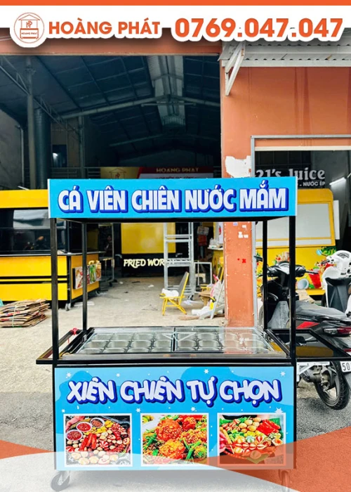 Xe cá viên chiên 1m6 x 60 x 2m XBH863