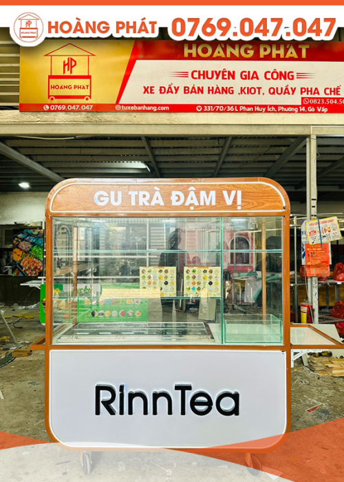 Xe trà đậm vị thơm ngon 1m6 x 60 x 2m XBH639