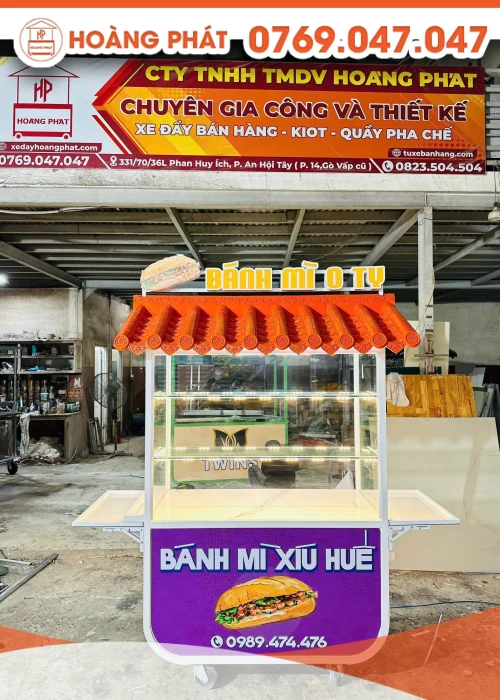 Xe bánh mì 1m2 x 60 x 2m XBM1240